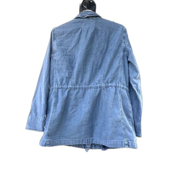 Free Peoples Denim women Jacket blue oversize Urban relaxed Outfitters XS - Picture 4 of 10